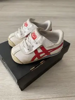 Onitsuka Tiger ベビーシューズ ホワイト/レッド　13センチ