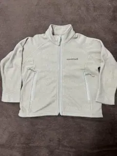 モンベル　ベージュ フリースジャケット 100cm