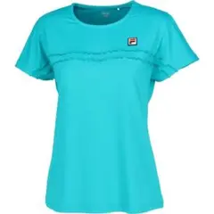 FILA 　ターコイズ フリル 　ゲームシャツ