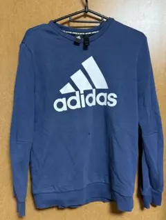 adidas 青 トレーナー 160cm