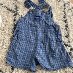 OshKosh B'gosh チェック柄オーバーオール 95cm未満