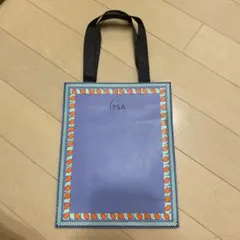 IPSA ショップ袋 紫色 オレンジ装飾のサムネイル