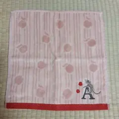 アフタヌーンティー　イニシャル A　タオルハンカチ