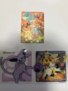 ポケモンカフェ コースター 2枚セット(シールおまけ付き)