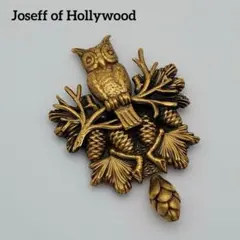 Joseff of Hollywood 装飾的な緑色と赤色のブローチ - メルカリ