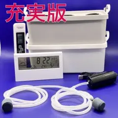 【充実版】届いたらすぐ始められる水耕栽培キット 時計・エアポンプ　ECメーター付のサムネイル