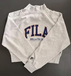 FILA グレー クロップドスウェット