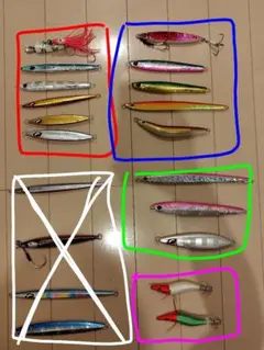 オフショアジギング メタルジグセット 20個 2025年最新