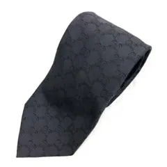 M05/018 GUCCI グッチ シルクジャガードネクタイ GG柄