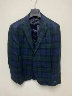 【新品】ポロラルフローレン チェック柄ジャケット ブラックウォッチ サイズ36S