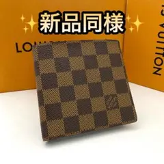 保管品　ルイヴィトン　ダミエ　マルコ　二つ折り財布　100周年記念　限定のサムネイル