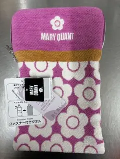 MARY QUANT マリークヮントタオルペットボトルケース ポーチ ピンクのサムネイル