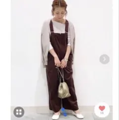 Φチャオパニック　コーデュロイサロペットΦニコアンド、SM2、アーバンリサーチ