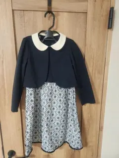 【クリーニング済】早い者勝ち！KUMIKYOKUワンピース120～130cm