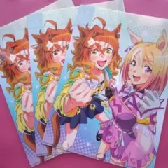 ウマ娘、プリティーダービー、新時代の扉クリアファイル✕３