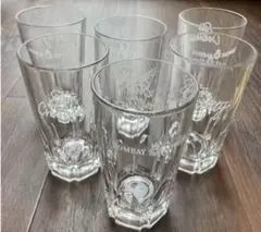 BOMBAY SAPPHIRE ボンベイサファイアグラス ６個セット 新品未使用