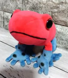 ☆中古　テイクオフ　ぬいぐるみ　イチゴヤドクカエル　TAKE OFF　22cm☆