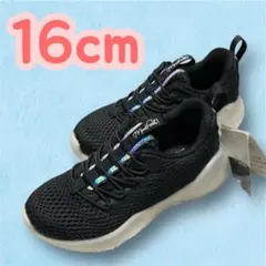 スニーカー　スリッポン　16cm　madfoot ブラック　黒