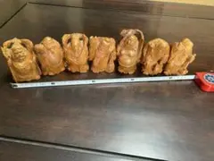 木製 七福神像 7体セット