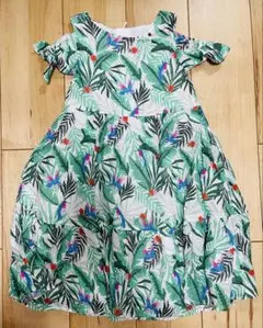 ケイトスペード　トロピカル柄ワンピース 130