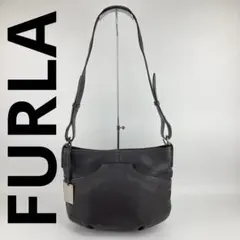 極美品 フルラ FURLA 2way ショルダーバッグ 黒 レザー a0015 - メルカリ