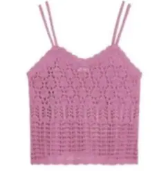 ジーユー　レースニットビスチェ