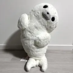 【新品タグ付き】ほわほわアザラシちゃん ぬいぐるみ ウルトラBIG 約70センチのサムネイル