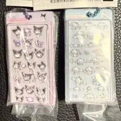 ボンボンドロップシールミニチュアチャームガチャ シナモロール　クロミ