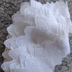 レース ホワイト 手芸素材