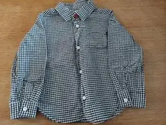 BREEZE ギンガムチェック 長袖シャツ 110 男の子