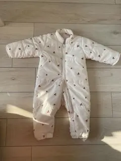 ジャンプスーツ 90サイズ ホワイト