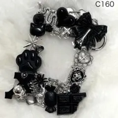 C160♡チェキケース♡トレカ♡フォトホルダー♡キーホルダー♡デコ♡地雷系♡ゴテ