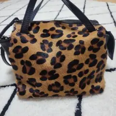ヒョウ柄 ハンドバッグ