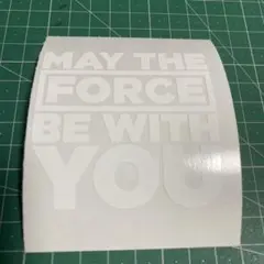 フォース　スターウォーズ　転写ステッカー　オーダーステッカー　名言　SW