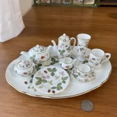 ウェッジウッド ミラベル ミニチュア ティーセット コーヒーセット
