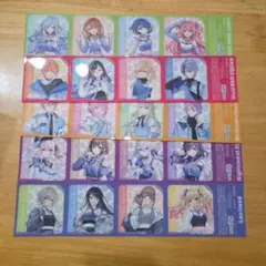 プロセカ　5種類　ローソン　クリアシート　セット