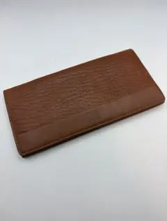 ニナリッチ　NR ロゴ入り レザー長財布 ブラウンのサムネイル
