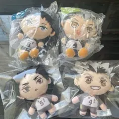 ハイキュー‼︎ 梟谷学園　木兎光太郎　赤葦京治　セガくじ　フリューぬいもっち　４点