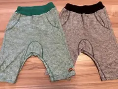 BOO FOO WOO 110サイズ ハーフパンツ 2枚セット　双子