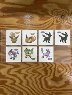 ポケモンパン シール イーブイ系 7枚のサムネイル
