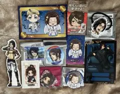 進撃の巨人　ハンジ　缶バッジ　カード　アクリルキーホルダー　ヘアゴム　ブロマイド