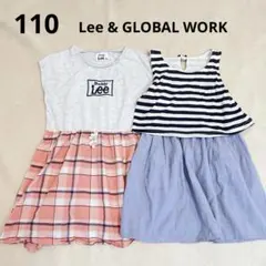 Lee GLOBAL WORK 110 ノースリーブワンピース　まとめ売りのサムネイル