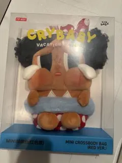 CRYBABY Vacation Mode On ミニクロスボディバッグ レッド