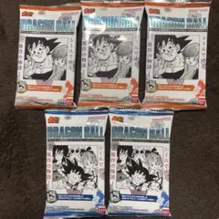 ドラゴンボール40周年記念 オリジナルイラストレーション シールウエハース5点