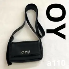 a110 OY オーワイ レザークロスボディバッグ ブラック ショルダー