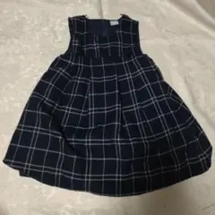 petit main チェック柄 フォーマルワンピース