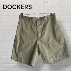 DOCKERS ダックキャンバス チノショーツ W32 カーキ古着のサムネイル