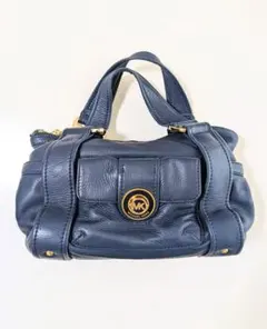 再値下げ！MICHAEL KORS ネイビー バンドバッグ