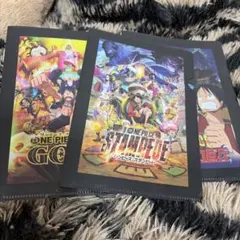 ONE PIECE FILM GOLD クリアファイル 3枚セット