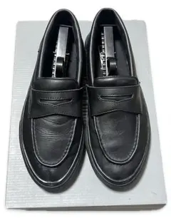 VANS Skate Loafer Black Leather タッセル付き